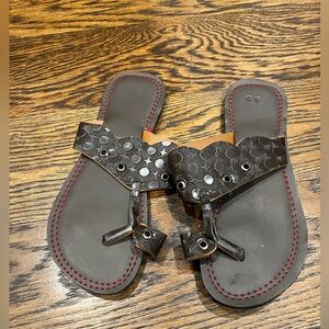 Maasai Leather Slippers, Handmade in Tanzania US 37